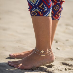 Gold Heart Anklet image 2