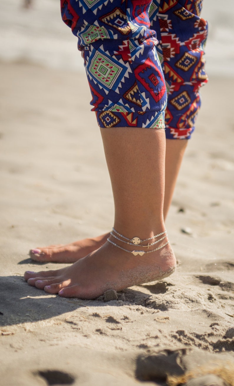 Gold Heart Anklet image 2