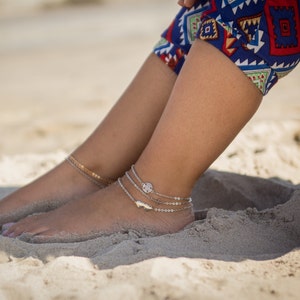 Gold Heart Anklet image 3