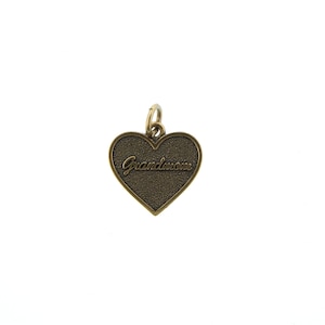 Gold Grandmom Charm
