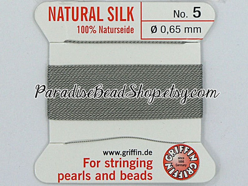 Silk Thread Size Chart