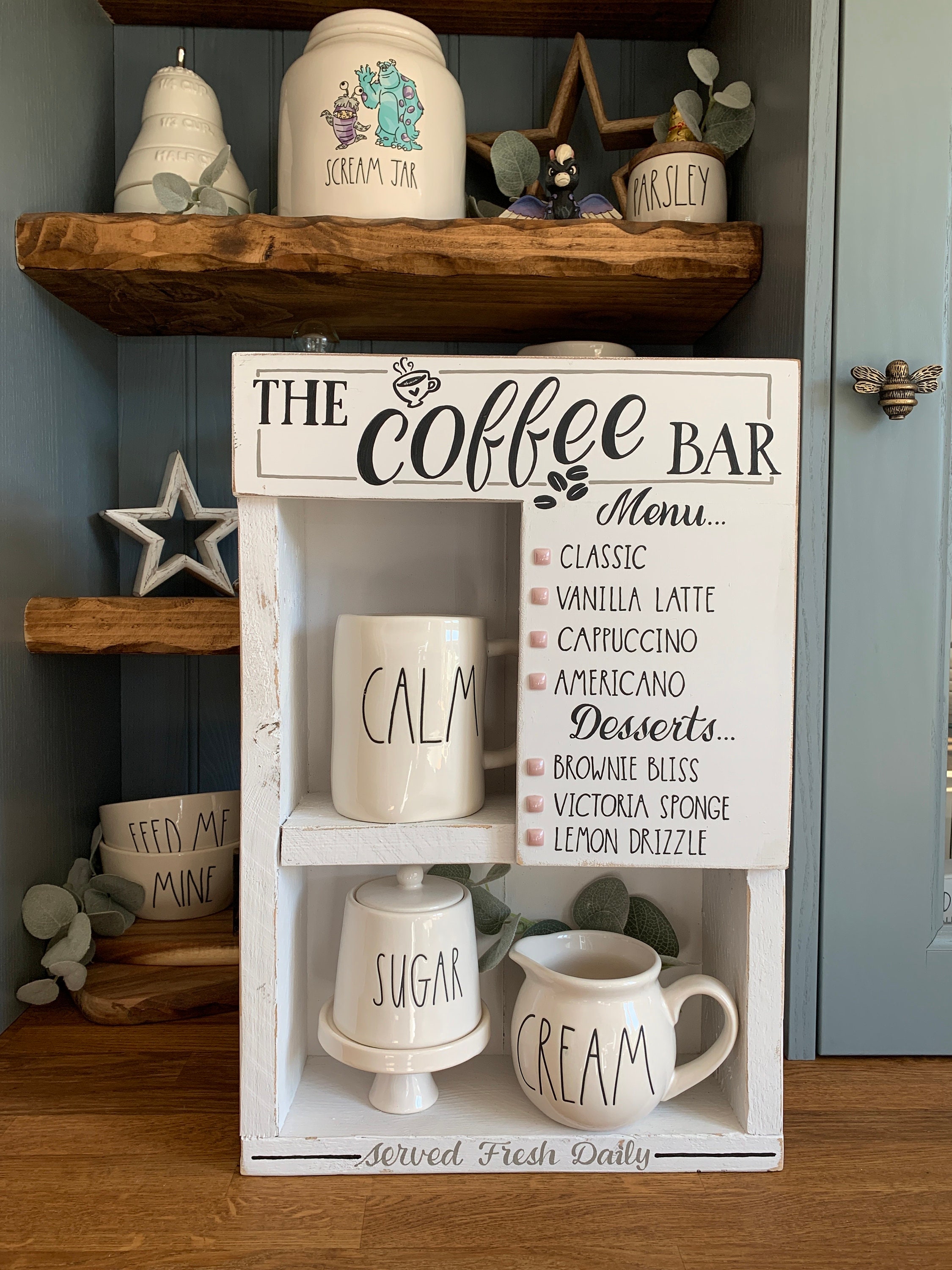 Heavybao Paper Cup Holder Shelf Coffee House Bar Cup Organizer