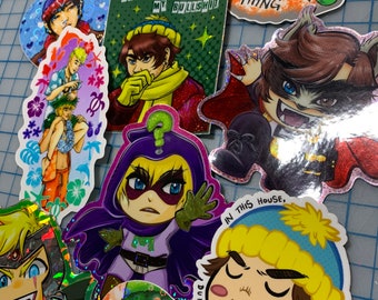 South Park Sticker Collection - Holographic, Matte, and Gloss Vinyl stickers