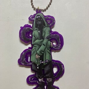 LIQUIDATION Porte-clés ninja shinobi en acrylique et résine anime shonen veuillez lire la description H