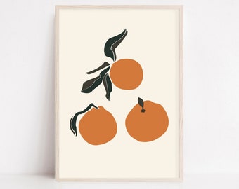 Abstract Fruit Art Etsy