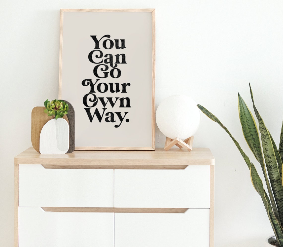 You Can Go Your Own Way Fleetwood Mac Lyrics 1970's Etsy