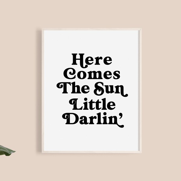 Here Comes the Sun Etsy