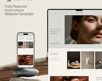 Squarespace Website Template: Beauty & Skincare Brand (7.1)