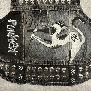 Cat punk sales vest