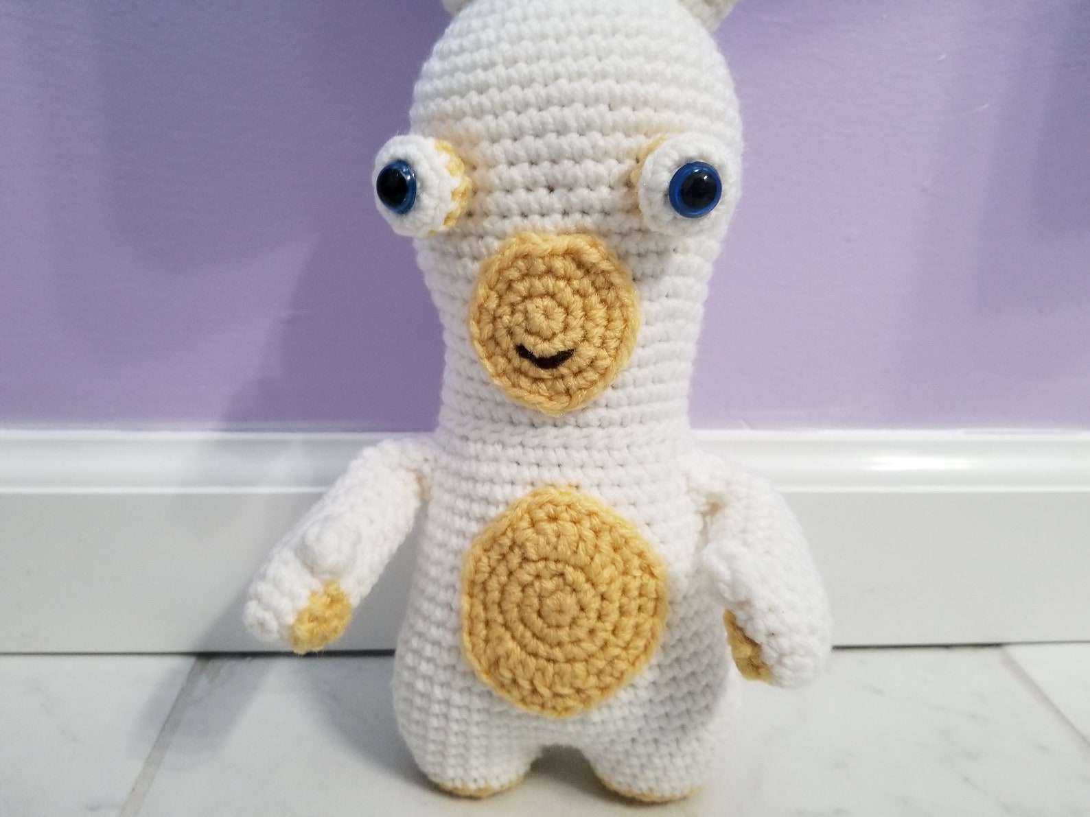 Raving Rabbid Pattern Raving Rabbid Crochet Pattern - Etsy