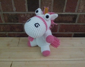 Fluffy Unicorn crochet pattern