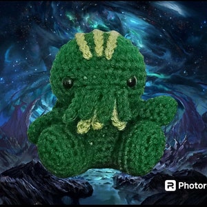 Cthulhu crochet pattern