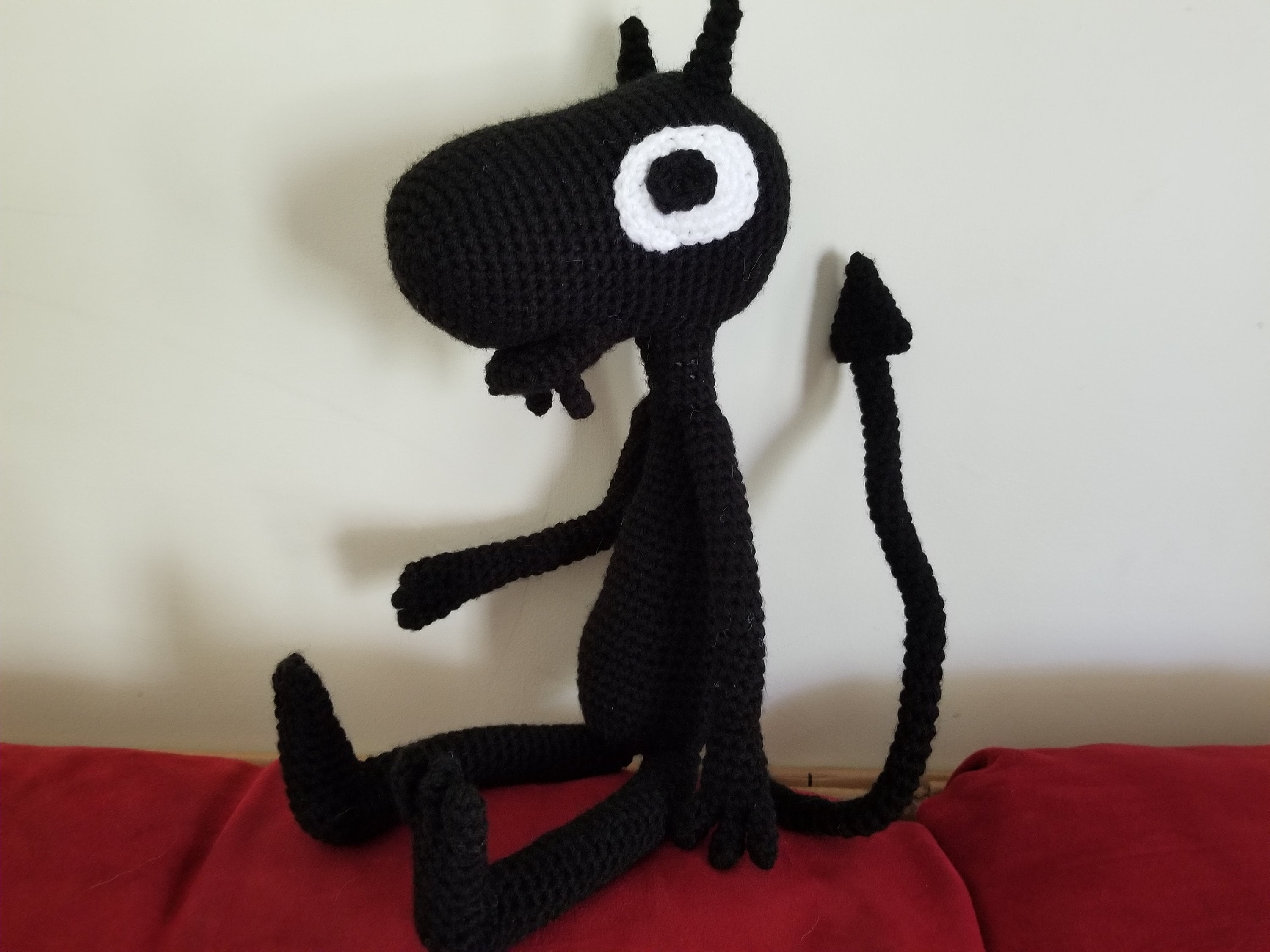 Luci the Demon Plush Etsy