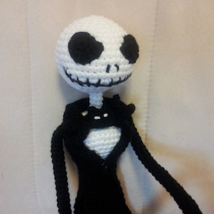 Jack Skellington crochet pattern (NOT the finished toy)