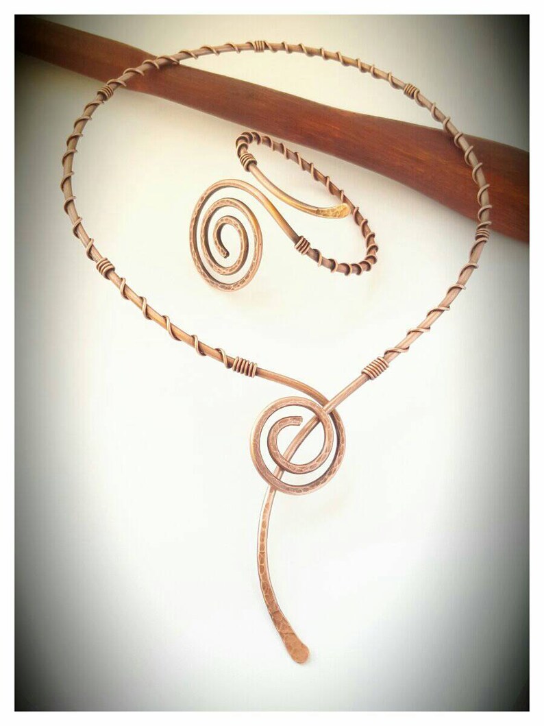 Minimalist copper choker wire choker copper necklace wire Etsy