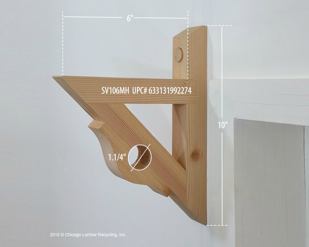 Single Shelf Curtain And Dry Rod Holder Bracket Sv106mh Single Shelf Curtain And Dry Rod Holder Bracket Sv106mh Handmade From Reclaimed Wood Give Your Window A Unique Perspective