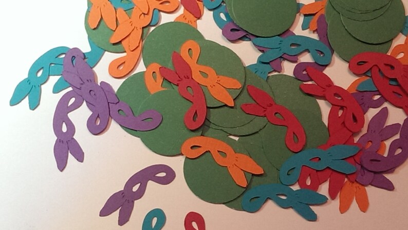 120 Pieces Tmnt Teenage Mutant Ninja Turtles Paper Confetti Etsy