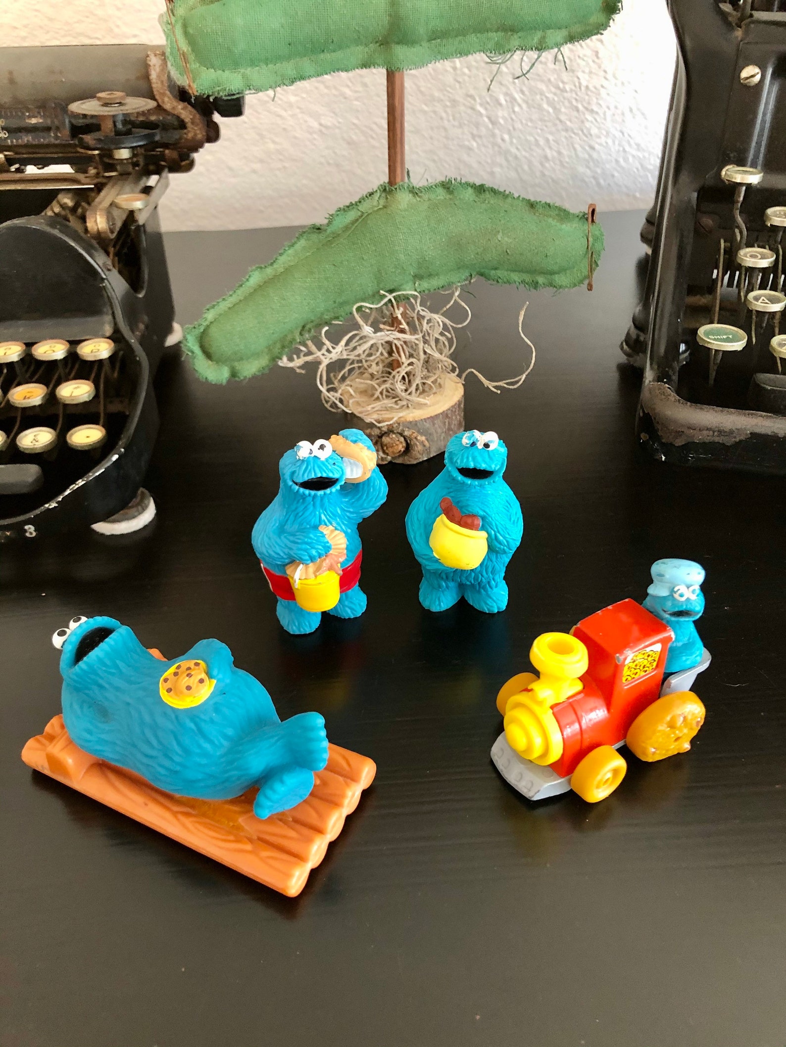 Cookie Monster Vintage Toy Variety / 4 piezas coleccionables Etsy