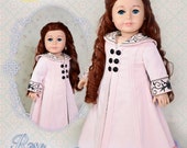 Titanic 18 Inch Doll Clothes PDF Sewing Pattern For American Girl Rose Edwardian Dress Gown Luminaria Designs