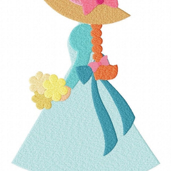 Anne of Green Gables Embroidery Design File Pioneer Girl .vip .vp3 .hus .pes .pec .jef .sew .xxx .csd .dst .exp .emd .10o .hus .jpx - Plus