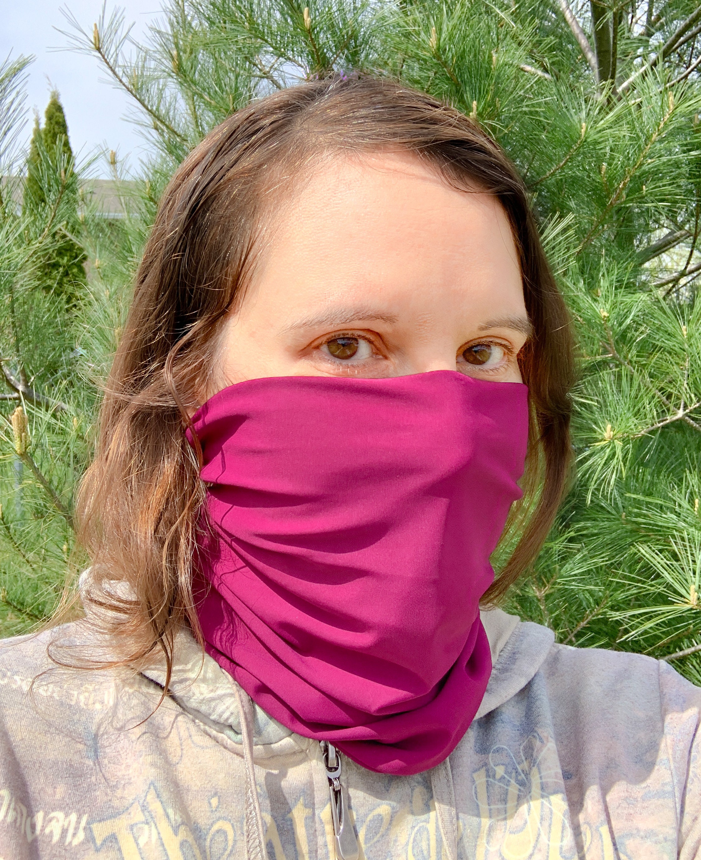 Gaiter Biker's Face Mask Pattern + in the Hoop Embroidery Design Files ...