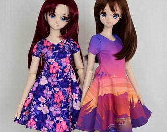 ドール服 SD BJD スマートドール服ドレス 23.5インチ 1/3 SD BJD ケイ・ウィッグス