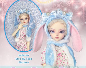 BJD Doll Clothes Pattern Fits 16" Fairyland Minifee Tonner Ellowyne Wilde Slim MSD BJD Dolls by Luminaria Designs