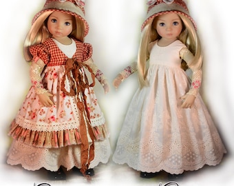 Little Darling Puppenkleidung Muster für 13 "Dianna Effner My Meadow Avery Iplehouse KID Paola Reina Kleid Instant Download von Luminaria
