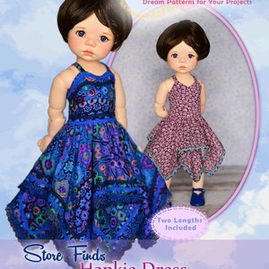 PDF Doll Clothes Pattern Fits 18&quot; My Meadow BB Saffi & Bailey Chubby 1/4 msd BJD Luminaria Designs