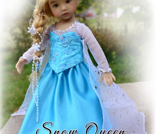 Little Darling Doll Clothes Pattern For 13" Dianna Effner My Meadow Avery Iplehouse KID Paola Reina PDF Dress Instant Download by Luminaria