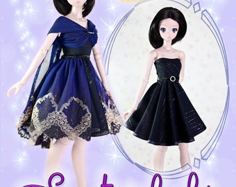 Smart Doll Clothes Pattern 23.5" 1/3 BJD SD Dress Clothing Ball Jointed Dolls Dollfie Dream Luminaria Designs