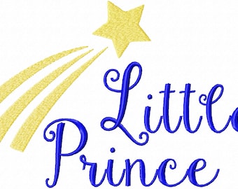 Little Prince Embroidery Design File Machine Embroidery Pattern Stars Petit Prince Nursery Decor Digital Instant Download dst pes jef & More