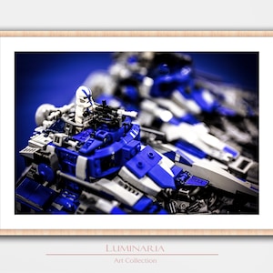 Fan Art Print Inspired by Storm Troopers Wall Home Decor Poster Geek Nerd Computer Gaming Room Office Room Star Gift Wars Mini Figurine