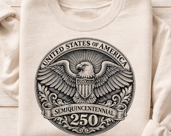 Semiquincentennial USA 250 Eagle PNG JPG 4th of July Patriotic Design Files Commercial Use