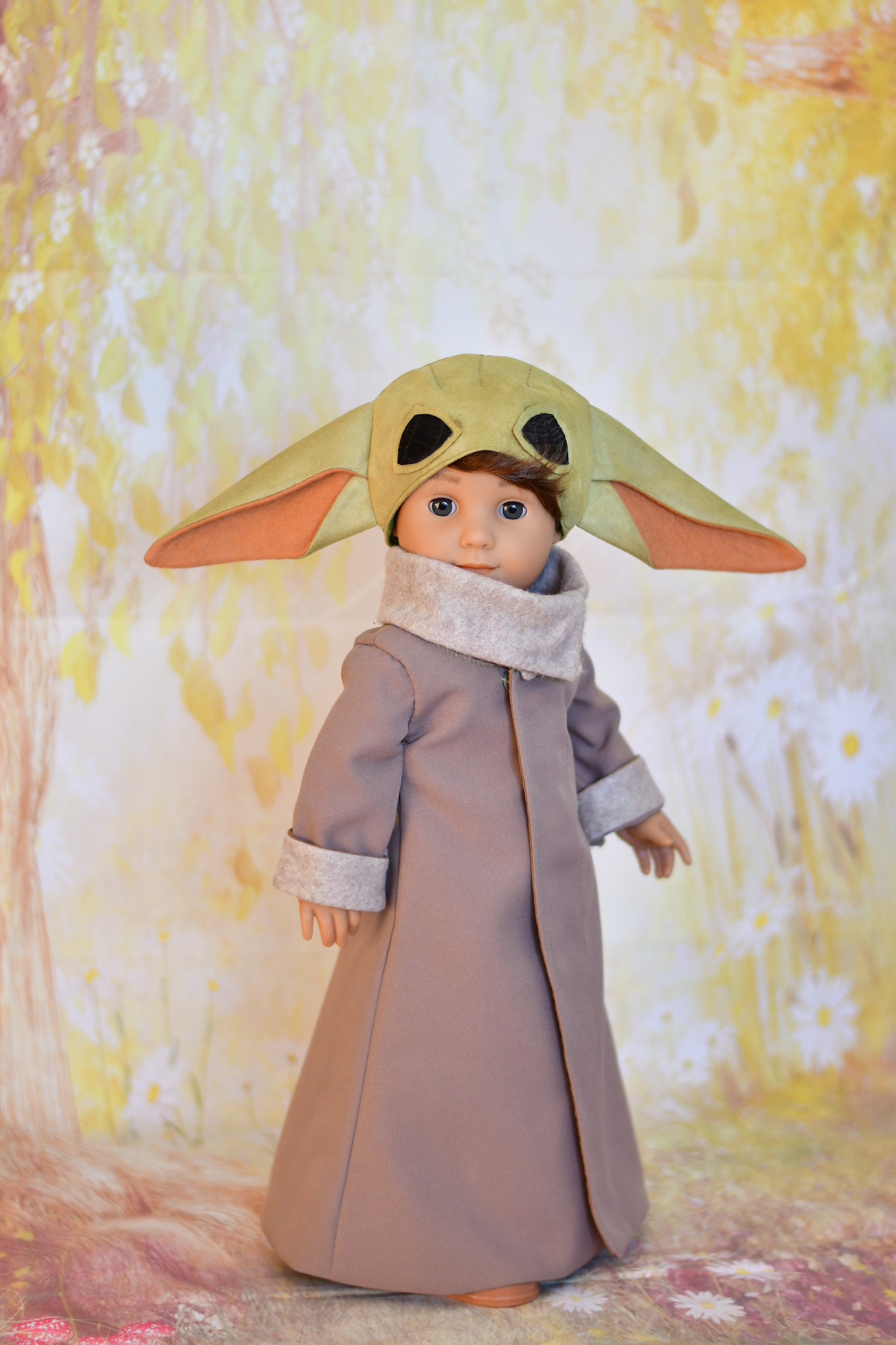 Baby Yoda Grogu Alien 18 Inch Doll Clothes Pattern Fits Etsy