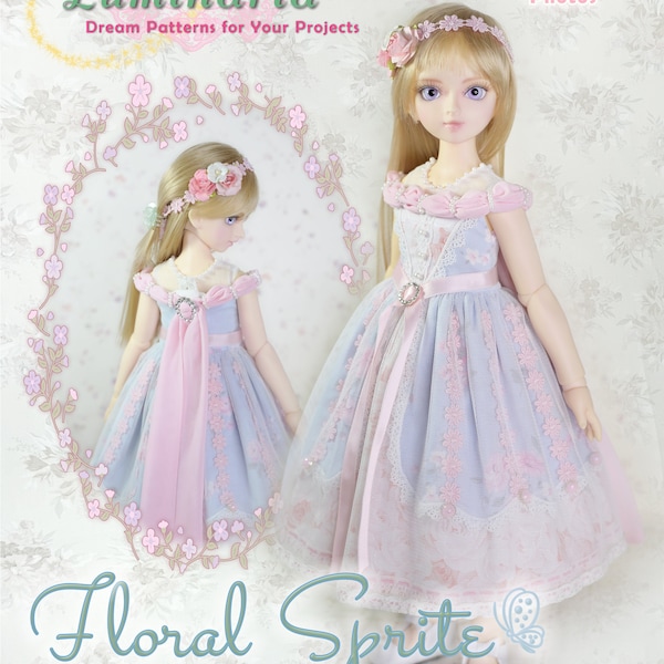 BJD Doll Clothes Pattern Fits Volks MSD & SDM 1/4 Mini Super Dollfie and Super Dollfie Midi Dolls by Luminaria Designs