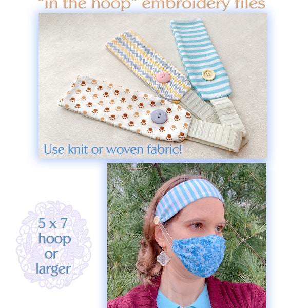 Mask Holder Headband - Etsy