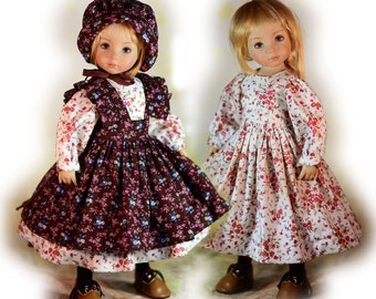 Little Darling Doll Clothes Pattern For 13" Dianna Effner My Meadow Avery Iplehouse KID Paola Reina PDF Dress Instant Download by Luminaria