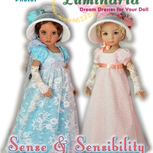 Wzór na ubranka dla lalki Little Darling dla 13" Dianna Effner My Meadow Avery Iplehouse KID Paola Reina PDF Dress Instant Download by Luminaria