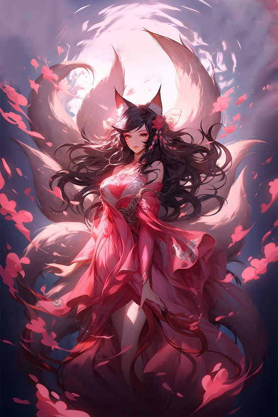 League Of Legends Ahri Fan Art
