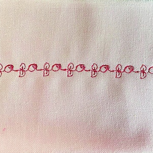 Beautiful 9mm Rose Stitch .SPX File Format for Pfaff Sewing and ...