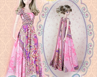 Smart Doll Clothes Pattern 23.5" 1/3 BJD SD Dress Clothing Ball Jointed Dolls Dollfie Dream Luminaria Designs