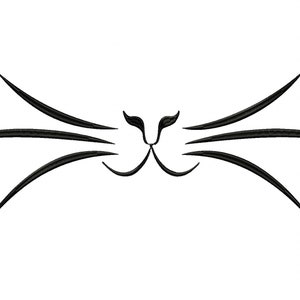 Cat Face Embroidery Design Files Face Mask 3 Sizes Pattern Digital Download ITH Kitty pes dst jef vp3 vip hus for Nurse Doctor Surgical Mask