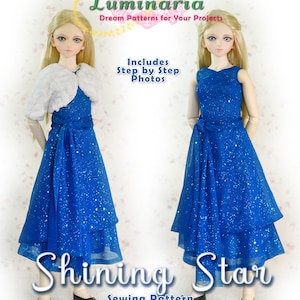 BJD Doll Clothes Pattern Fits Volks SD13 1/3 Super Dollfie Ball Jointed Dolls by Luminaria Designs