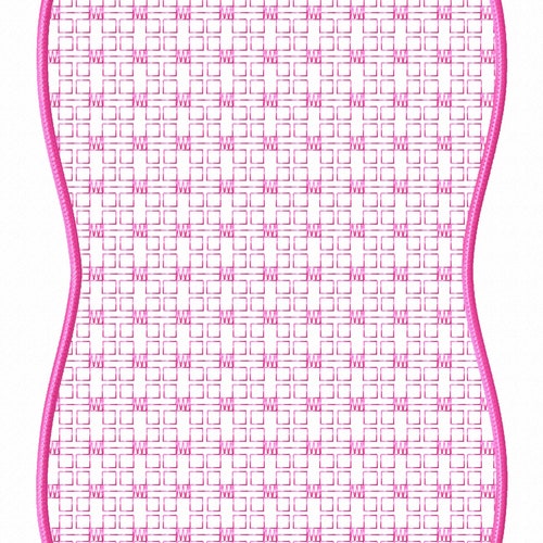 In de hoepel Spuugdoek of luierinzet borduurontwerpbestand patroon 3 maten ITH babyborduurwerkkwekerij
