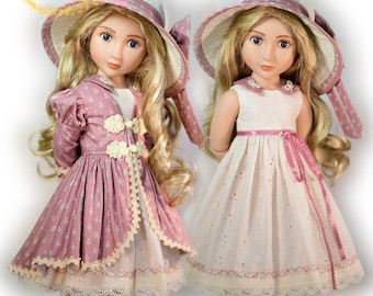 A Girl for All Time Puppenkleidung Schnittmuster PDF 16"AGAT Slim Dolls von Luminaria DesignsDesigns