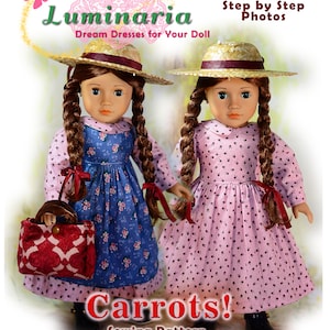 18-Zoll-Puppenkleidung-Muster für 18-Zoll-Puppen wie AG Anne of Green Gables von Luminaria Designs Little House Engineer