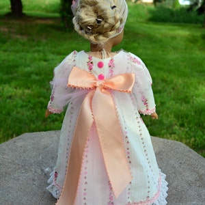 PDF Doll Clothes Dress Pattern Fits 18 American Girl Caroline Regency Jane Austen Early 1800's Gown by Luminaria image 3