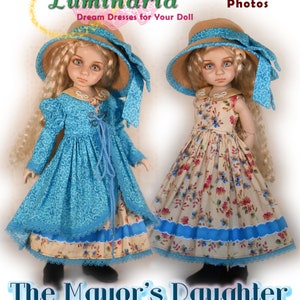 Wzór na ubranka dla lalki Little Darling dla 13" Dianna Effner My Meadow Avery Iplehouse KID Paola Reina Dress Instant Download by Luminaria