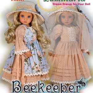Wzór na ubranka dla lalki Little Darling dla 13" Dianna Effner My Meadow Avery Iplehouse KID Paola Reina Dress Instant Download by Luminaria